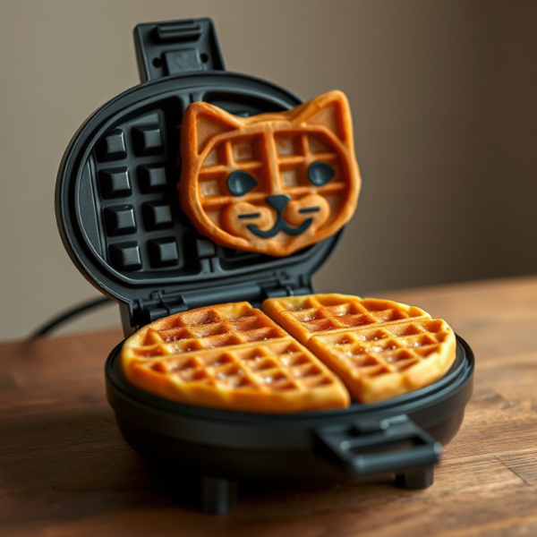 Cat-Shaped Waffle Iron