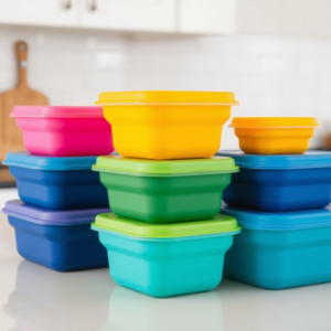 Collapsible Silicone Food Containers
