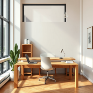 Handcrafted Oak Desk