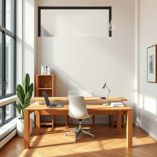 Handcrafted Oak Desk